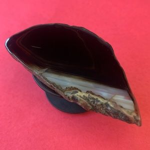 Agate stone phone stand handmade